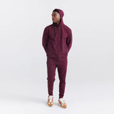 SAXX TRAILZER FULL ZIP HOODIE - BURNT PLUM