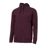 SAXX TRAILZER FULL ZIP HOODIE - BURNT PLUM