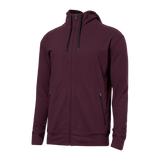 SAXX TRAILZER FULL ZIP HOODIE - BURNT PLUM