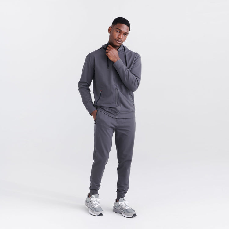 SAXX TRAILZER FULL ZIP HOODIE - GRAPHITE – Just Hockey Toronto