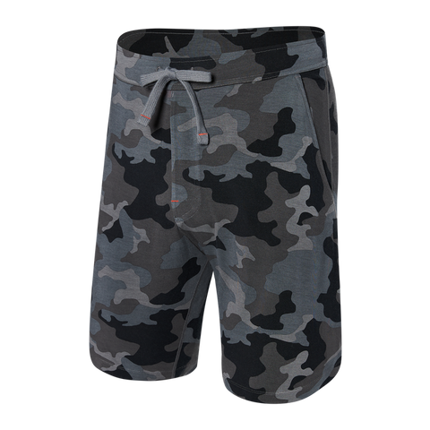 SAXX SNOOZE SHORT SUPERSIZE CAMO -DARK CHARCOAL