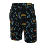 SAXX SNOOZE SHORT - SUNSET CREST-BLACK