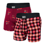 SAXX ULTRA BOXER BRIEF 2PK - SPECIAL DELIVERY/MERRY BRIGHT