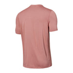 SAXX ALL DAY AERATOR SHORT SLEEVE BURNT CORAL HEATHER TEE