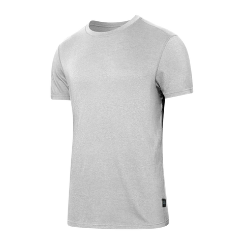 SAXX 3SIX FIVE ASH GREY HEATHER SHORT SLEEVE CREW