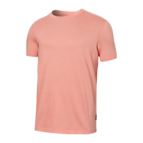 SAXX 3SIX FIVE BURNT CORAL SHORT SLEEVE CREW