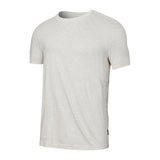 SAXX 3SIX FIVE OATMEAL HEATHER SHORT SLEEVE CREW