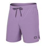 SAXX OH BUOY 2N1 VOLLEY 5" SWIM SHORTS - PURPLE HAZE