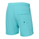 SAXX OH BUOY 2N1 VOLLEY 5" SWIM SHORTS - TURQUOISE