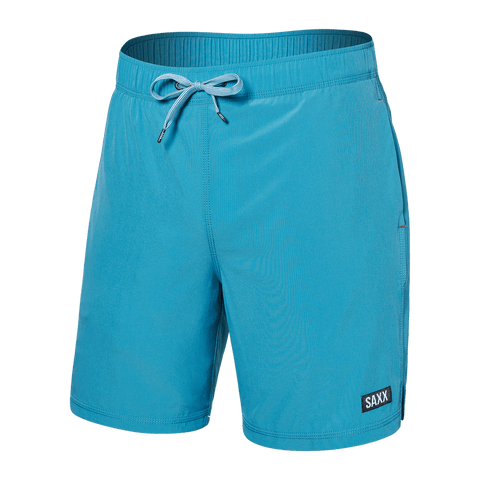 SAXX OH BUOY 2N1 VOLLEY 7" SWIM SHORTS - BLUE MOON