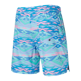 SAXX OH BUOY 2N1 VOLLEY 7" SWIM SHORT - GEO GRADIANT