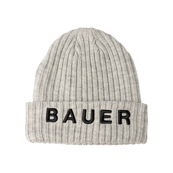 BAUER S24 RIBBED TOQUE SENIOR - HEATHER GREY β Just Hockey Toronto