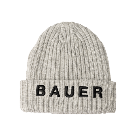 BAUER S24 RIBBED TOQUE SENIOR - HEATHER GREY