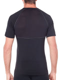 ICEBREAKER MEN 150 ZONE SS CREW -BLACK