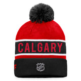 FANATICS PRO RINK CUFFED POM KNIT TOQUE - CALGARY