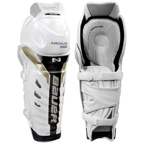 BAUER NEXUS 1000 JUNIOR PLAYER SHIN GUARDS *FINAL SALE*