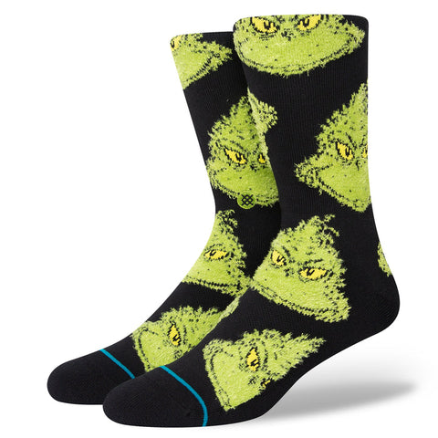 STANCE THE GRINCH MEAN ONE CREW SOCK