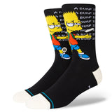 STANCE THE SIMPSONS TROUBLED CREW SOCK