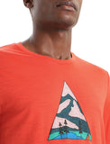 ICEBREAKER MENS TECH LITE II S/SL TEE CAMPING