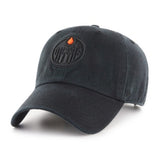 47 BRAND MEN'S NHL CLEAN UP HAT BLK ON BLK