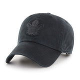 47 BRAND MEN'S NHL CLEAN UP HAT BLK ON BLK