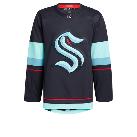 MENS SEATTLE KRAKEN ADIZERO HOME AUTHENTIC JERSEY
