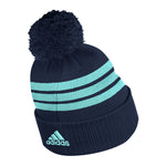 ADIDAS SEATTLE KRAKEN CUFFED POM BEANIE