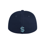 ADIDAS SEATTLE KRAKEN SLOUCH STRETCH FIT HAT