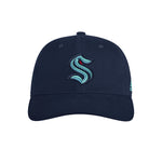 ADIDAS SEATTLE KRAKEN SLOUCH STRETCH FIT HAT