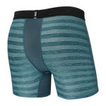 SAXX HOT SHOT BOXER BRIEF W/FLY - WASHED TEAL HEATHER