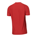 SAXX SHORT SLEEVE HOT SHOT CREW SHIRT - RED HEATHER