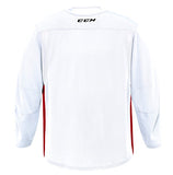 CCM 6000 SENIOR PRACTICE JERSEY - WHITE/RED