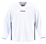 CCM 6000 SENIOR PRACTICE JERSEY - WHITE/NAVY