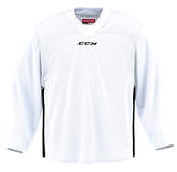 MAILLOT D'ENTRAÎNEMENT JUNIOR CCM 6000 BLANC/NOIR