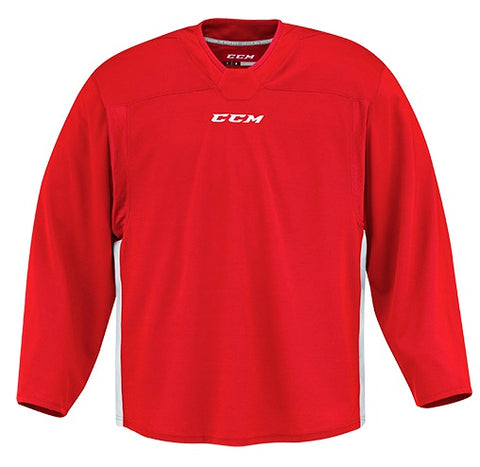 MAILLOT D'ENTRAÎNEMENT JUNIOR CCM 6000 ROUGE/BLANC