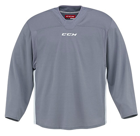 MAILLOT D'ENTRAÎNEMENT CCM 6000 SENIOR GRIS MYSTIQUE/BLANC