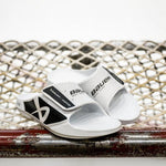 BAUER OOFOS SPORT FLEX SLIDE SANDAL - WHITE