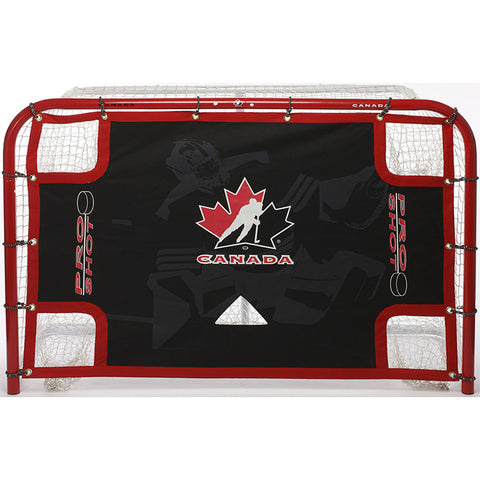 CIBLE DE TIR PROSHOT DE 72 PO DE HOCKEY CANADA AVEC POCHES EN MAILLE