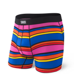 SAXX DAYTRIPPER BLUE SPORTCORE STRIPER  BOXER BREIF FLY