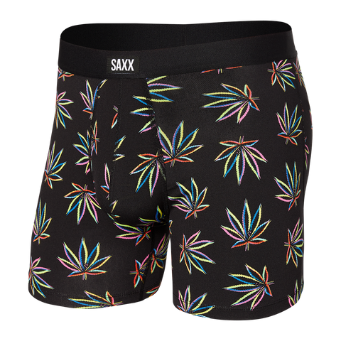 SAXX DAYTRIPPER THCMYK420 BOXER NOIR MOUCHE