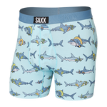 SAXX ULTRA POOL SHARKS-SEA GLASS BOXER
