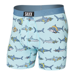 SAXX ULTRA POOL SHARKS-SEA GLASS BOXER BRIEF