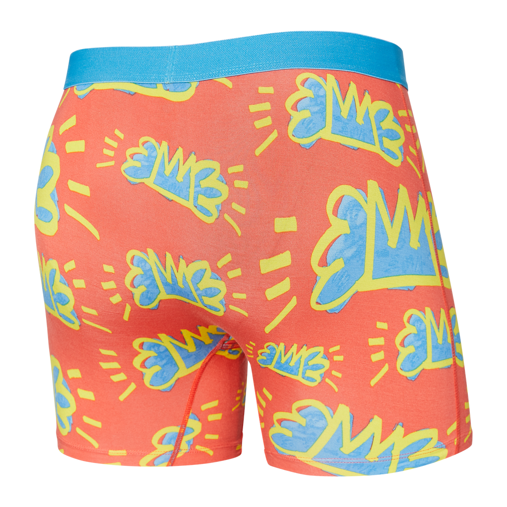 Vibe Boxer Brief Action Spacedye Teal