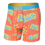 SAXX VIBE ALL DAYE-HOT CORAL BOXER BRIEF