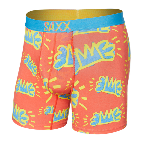 SAXX VIBE ALL DAYE-HOT CORAL BOXER