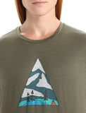 ICEBREAKER MENS TECH LITE II S/SL TEE CAMPING