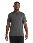 ICEBREAKER MEN TECHLITE II SHORT SLEEVE POLO SHIRT