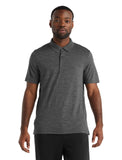 ICEBREAKER MEN TECHLITE II SHORT SLEEVE POLO SHIRT