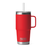 YETI 25OZ RAMBLER W/ STRAW MUG