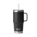 YETI 25OZ RAMBLER W/ STRAW MUG